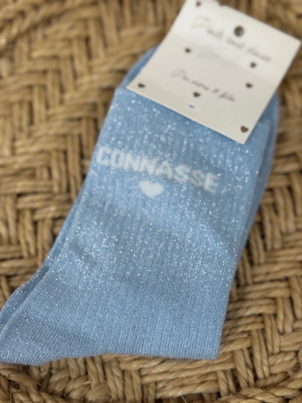 Chaussettes originales femme Connasse Lurex — Dream By C
