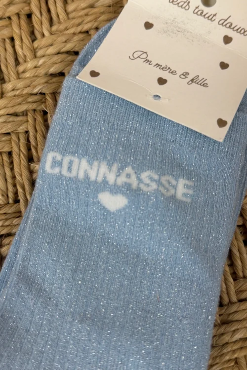 Chaussettes originales femme Connasse Lurex — Dream By C