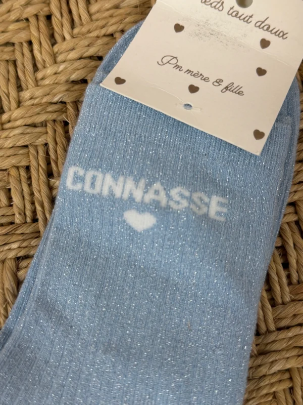 Chaussettes originales femme Connasse Lurex — Dream By C