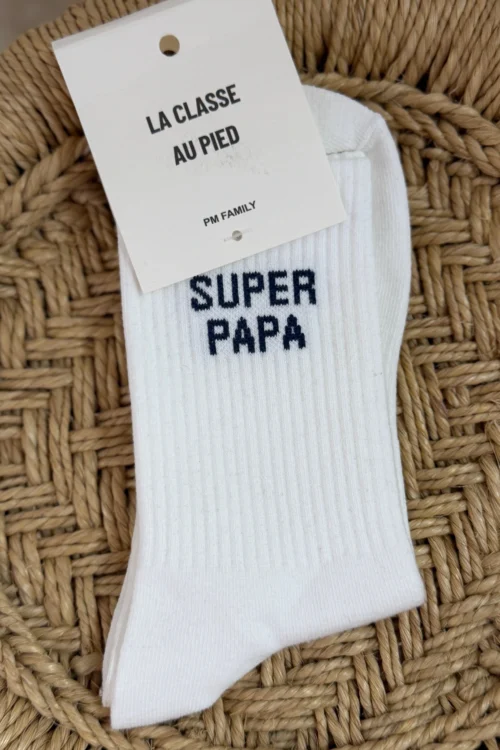 Chaussettes super papa, cadeau fête des pères | Dream By C