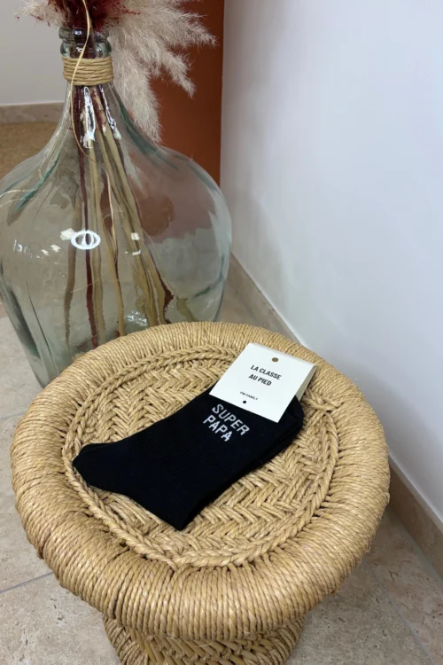Chaussettes super papa, cadeau fête des pères | Dream By C