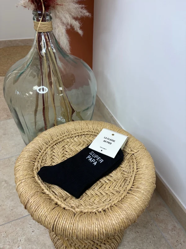 Chaussettes super papa, cadeau fête des pères | Dream By C