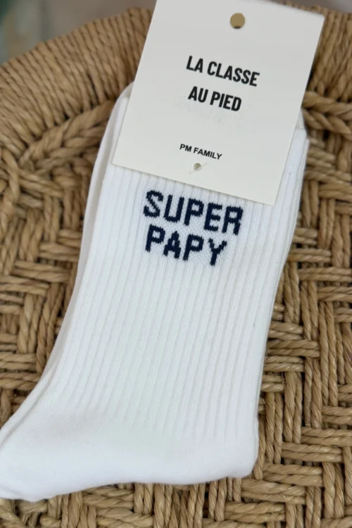 Chaussettes super papy homme cadeau | Dream By C