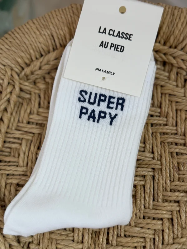 Chaussettes super papy homme cadeau | Dream By C