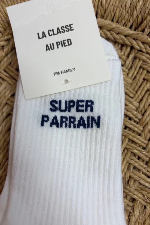 Chaussettes super parrain homme cadeau | Dream By C