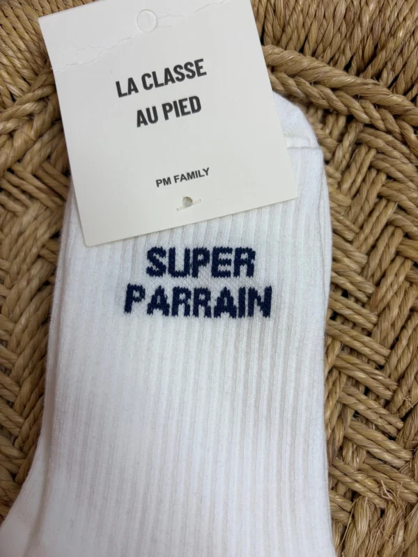 Chaussettes super parrain homme cadeau | Dream By C