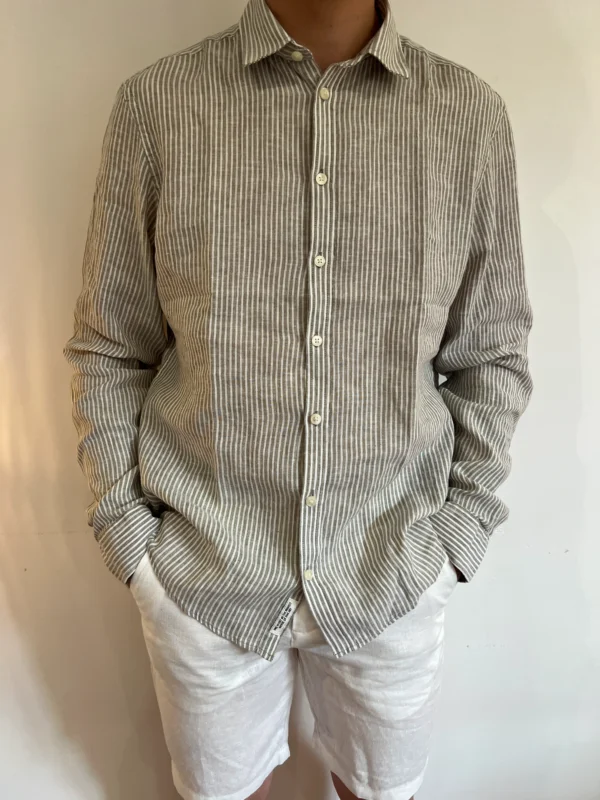 Chemise lin homme rayée Casual Friday, 3 coloris | Dream By C