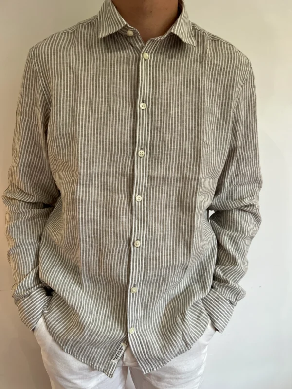 Chemise lin homme rayée Casual Friday, 3 coloris | Dream By C