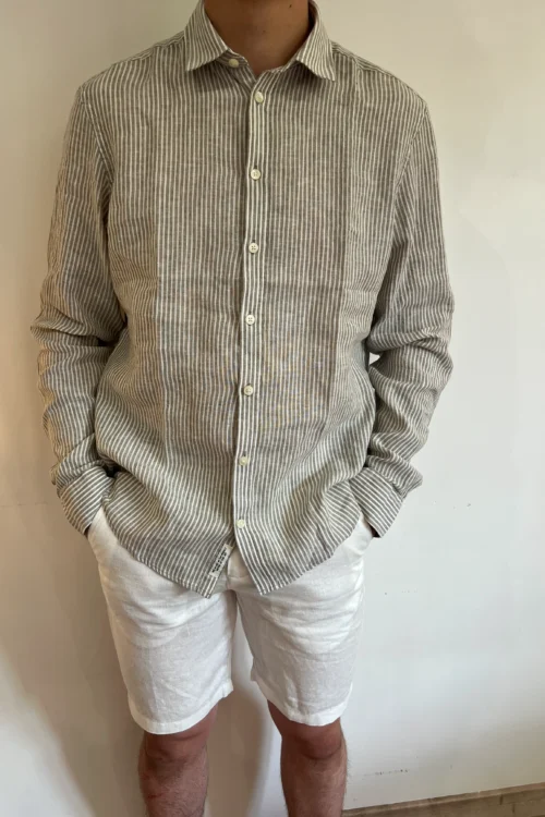 Chemise lin homme rayée Casual Friday, 3 coloris | Dream By C