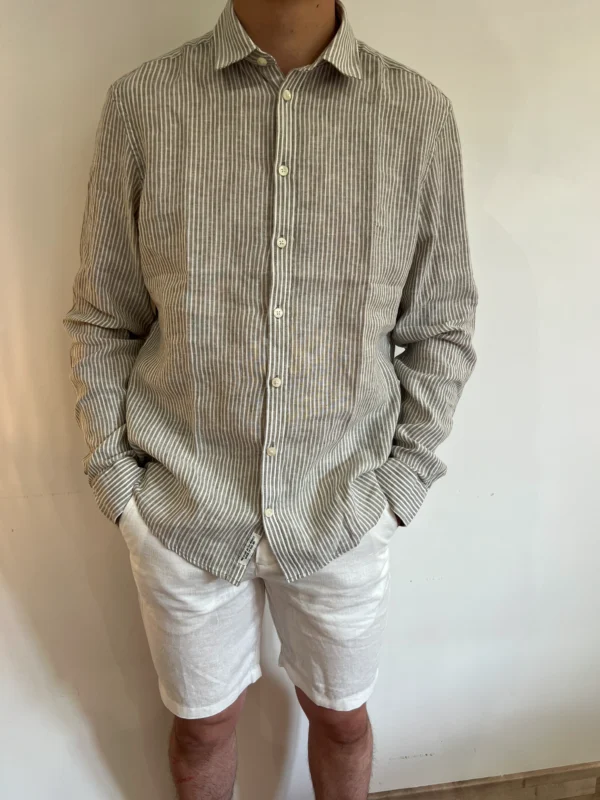 Chemise lin homme rayée Casual Friday, 3 coloris | Dream By C