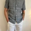 Chemise lin manches courtes homme | Dream By C