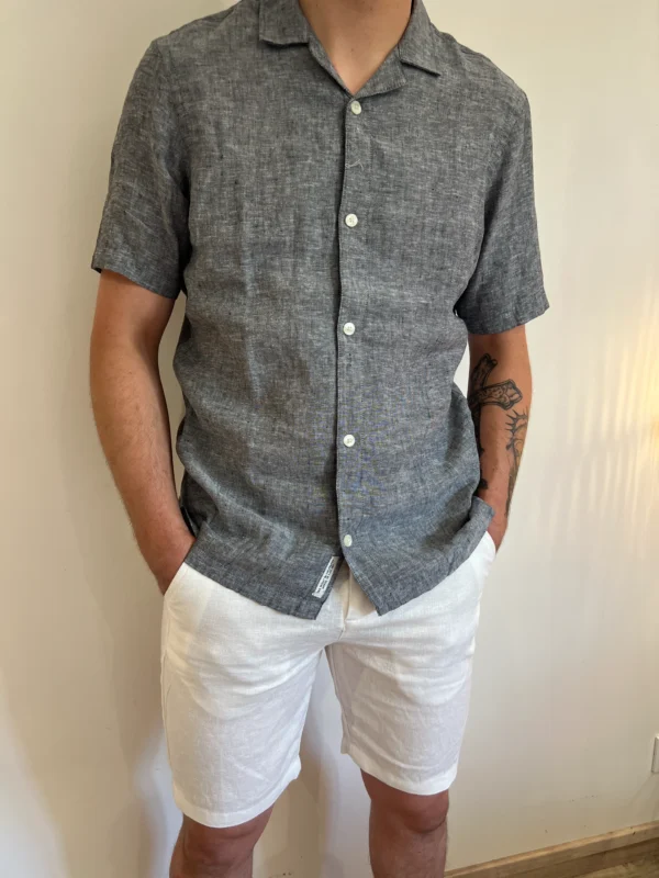 Chemise lin manches courtes homme | Dream By C