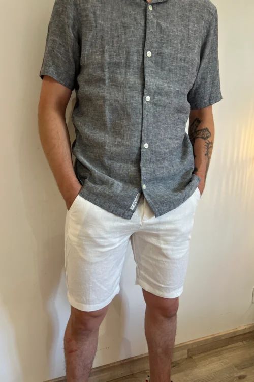 Chemise lin manches courtes homme | Dream By C