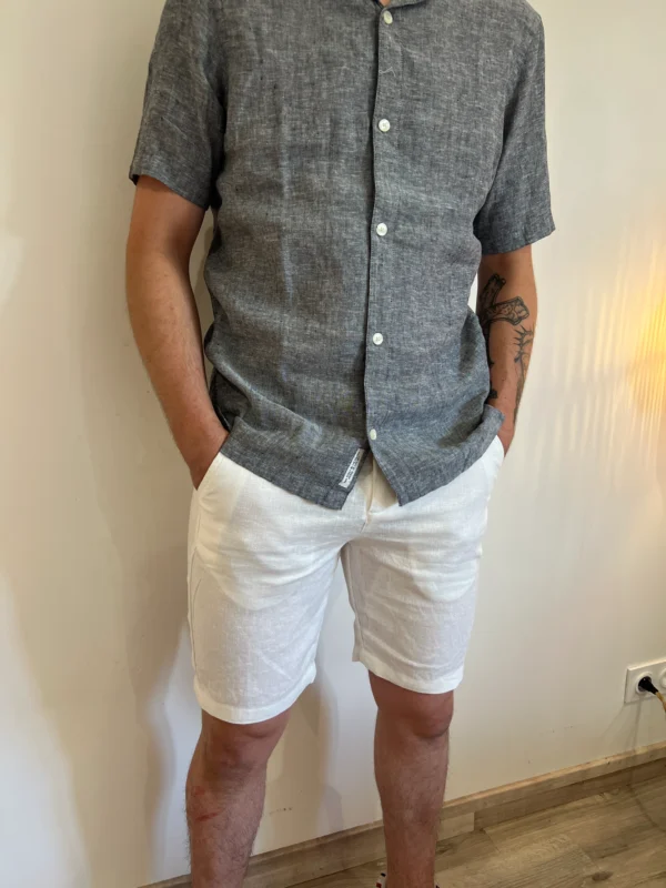 Chemise lin manches courtes homme | Dream By C