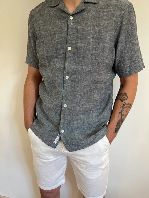 Chemise lin manches courtes homme | Dream By C