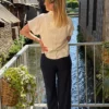 Chemisier lin femme blanc B.Young – Col V été | Dream By C