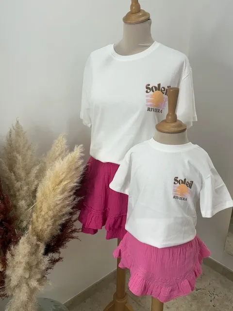 T-shirt enfant Riviera Soleil – Flocage dos | Dream By C
