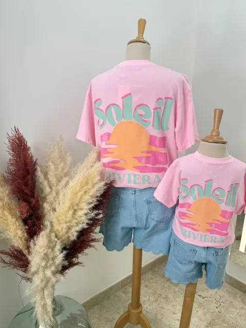 T-shirt enfant Riviera Soleil – Flocage dos | Dream By C