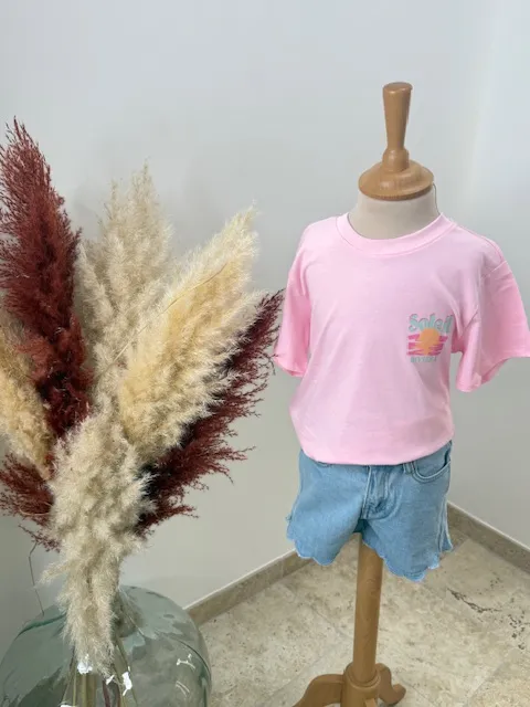 T-shirt enfant Riviera Soleil – Flocage dos | Dream By C