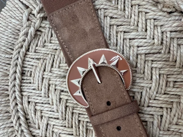 Ceinture élastique femme tendance chocolat | Dream By C