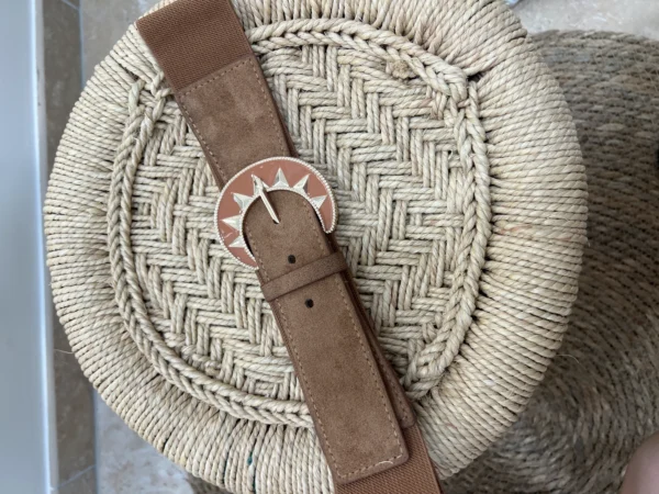 Ceinture élastique femme tendance chocolat | Dream By C
