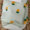 Chaussettes ananas femme vertes motif tropical | Dream By C