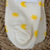 Chaussettes étoiles lunes femme beige côtelées | Dream By C