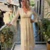 Robe bohème dentelle manches longues doublée | Dream By C