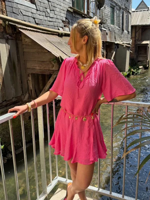Robe patineuse courte à volants - Dream By C