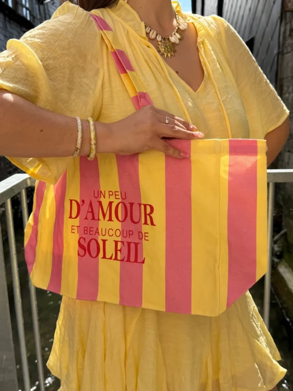 Sac cabas coton femme "Un peu d'amour" | Dream By C