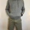 Short chino kaki homme, zip revers poches genou | Dream By C