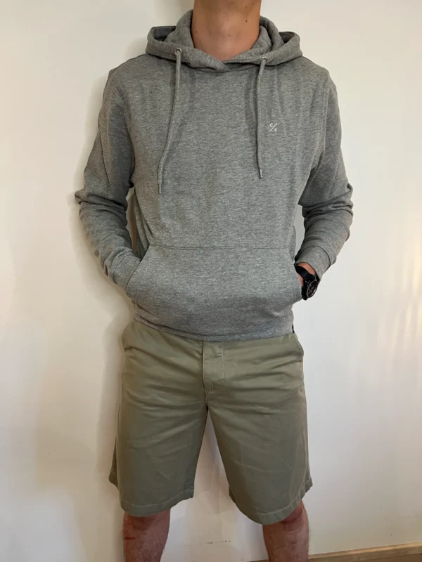 Short chino kaki homme, zip revers poches genou | Dream By C