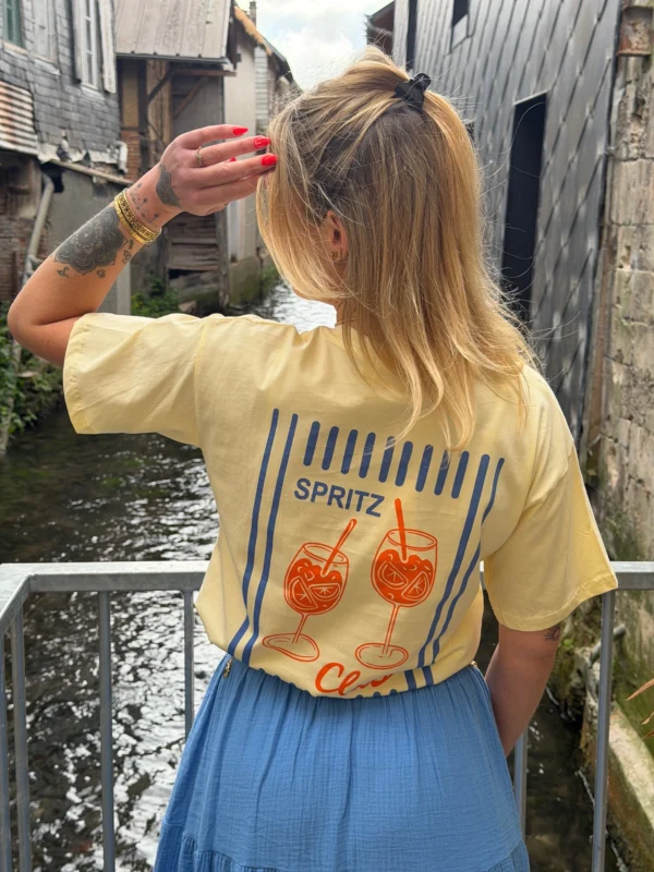 T-shirt graphique femme coton Cocktail Club | Dream By C