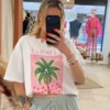 T-shirt oversize imprimé femme coton La Dolce Vita | Dream By C