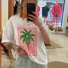 T-shirt oversize imprimé femme coton La Dolce Vita | Dream By C