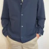Veste coach homme marine, pressions col chemise | Dream By C