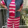 Veste en jean sans manche à volants - Dream By C
