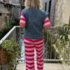 Veste en jean sans manche à volants - Dream By C