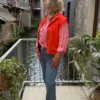 Veste jean volants femme sans manche | Dream By C