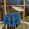 Ceinture chaîne anneaux dorée grands ronds | Dream By C