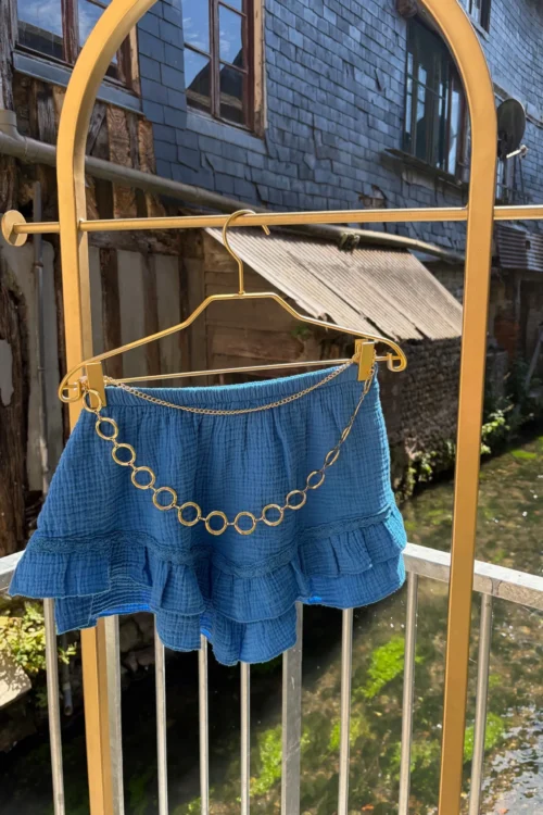 Ceinture chaîne anneaux dorée grands ronds | Dream By C
