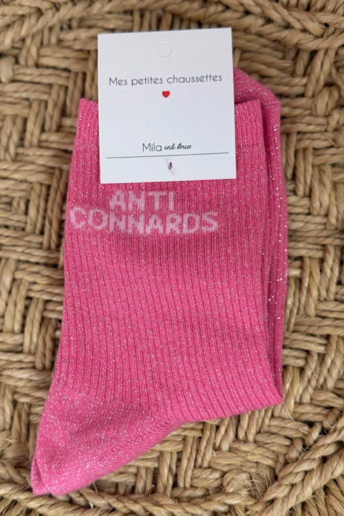 Chaussettes anti connards femme lurex | Dream By C