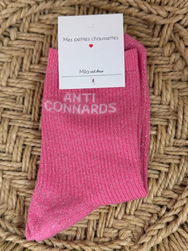 Chaussettes anti connards femme lurex | Dream By C