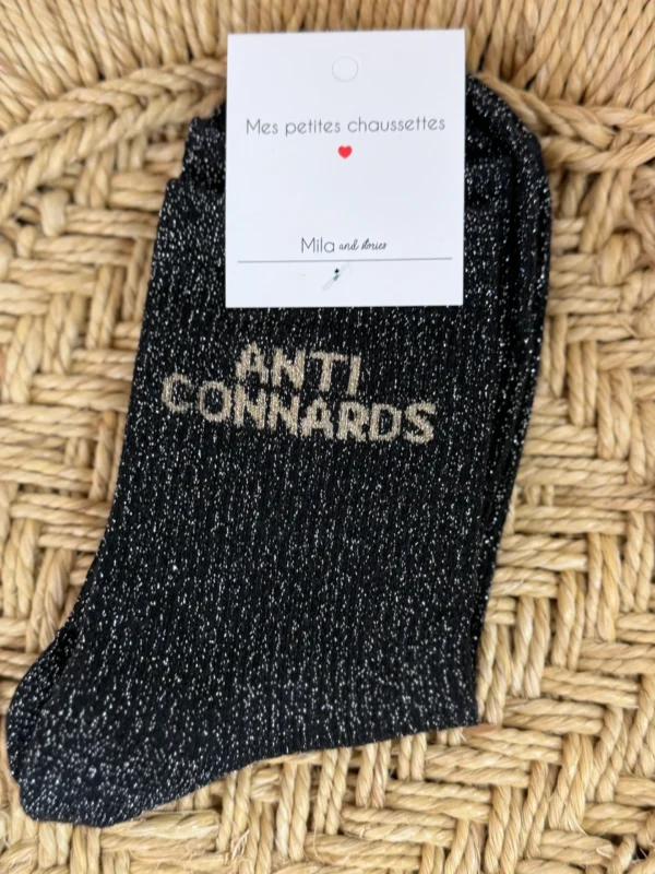 Chaussettes anti connards femme lurex | Dream By C