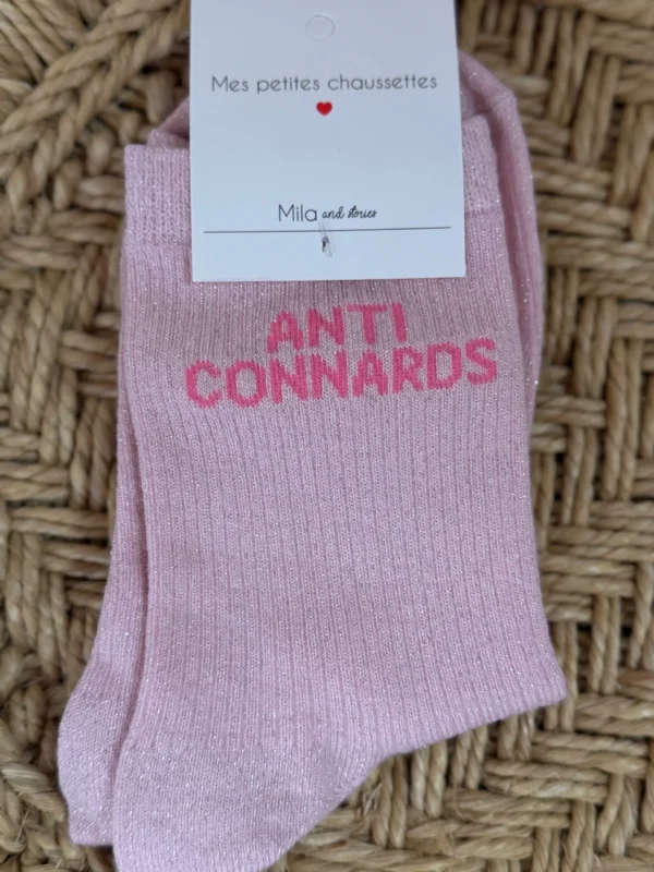 Chaussettes anti connards femme lurex | Dream By C