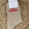 Chaussettes anti connards femme lurex | Dream By C