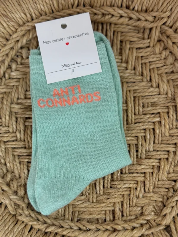 Chaussettes anti connards femme lurex | Dream By C