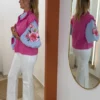 Chemise rayures bleues femme manches bouffantes | Dream By C
