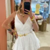 Combishort femme coton été gaze cache cœur| Dream By C