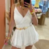 Combishort femme coton été gaze cache cœur| Dream By C